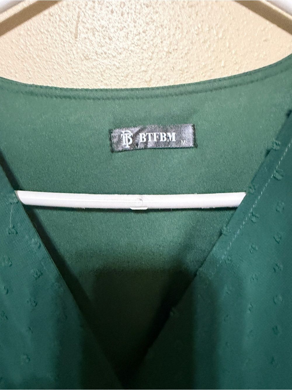 BTFBM woman’s green midi sleeved dress - Picture 4 of 5
